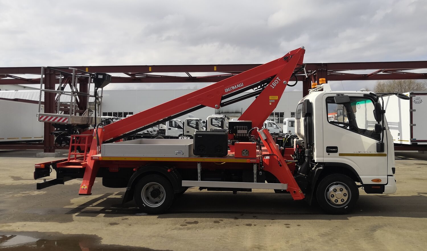 Автовышка ВА180T на шасси КАМАЗ 43089 КОМПАС 9