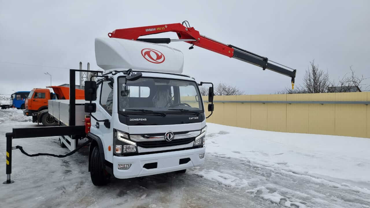 Бортовой автомобиль на шасси Dong Feng C120 с КМУ ИНМАН ИМ-95