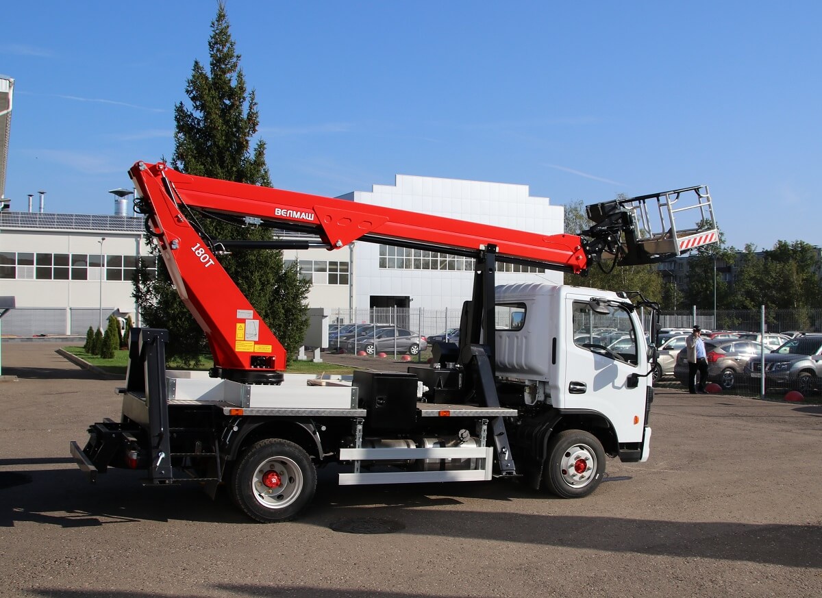 Автовышка ВЕЛМАШ 180Т НА ШАССИ DONGFENG Z55N 4х2