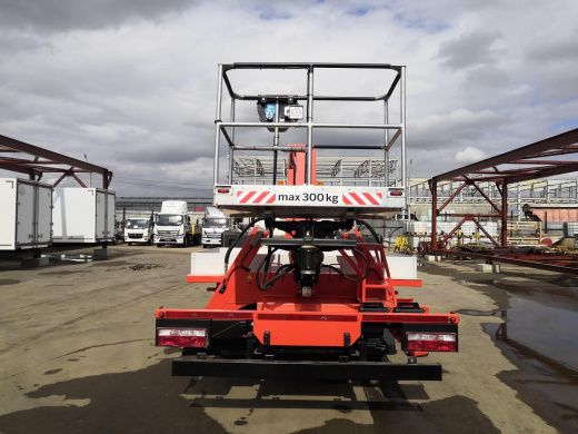 Автовышка ВА180T на шасси КАМАЗ 43089 КОМПАС 9