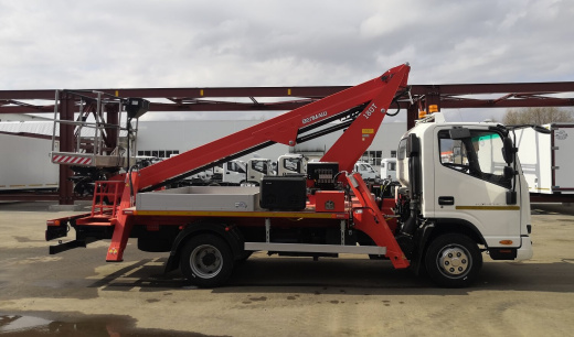 Автовышка ВА180T на шасси КАМАЗ 43089 КОМПАС 9