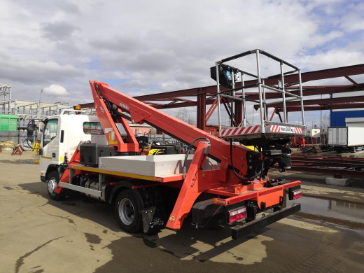 Автовышка ВА180T на шасси КАМАЗ 43089 КОМПАС 9