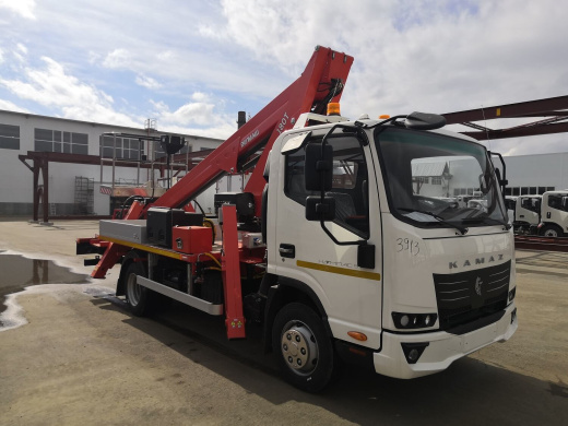 Автовышка ВА180T на шасси КАМАЗ 43089 КОМПАС 9