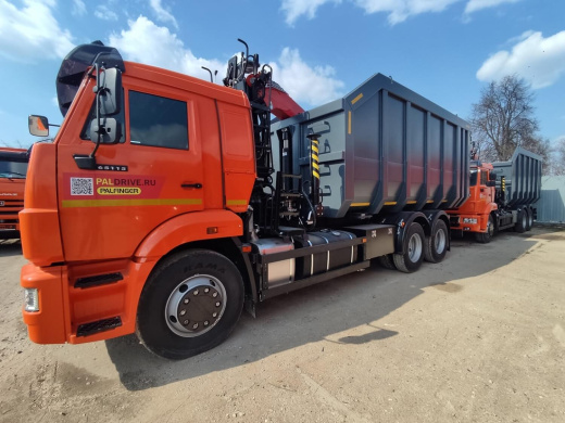 Ломовоз КАМАЗ 65115-3094-48 с КМУ ВМ10-74М