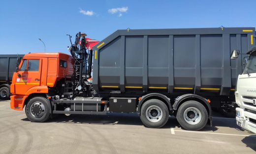 Ломовоз КАМАЗ 65115-3094-48 с КМУ ВМ10-74М