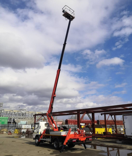 Автовышка ВА180T на шасси КАМАЗ 43089 КОМПАС 9