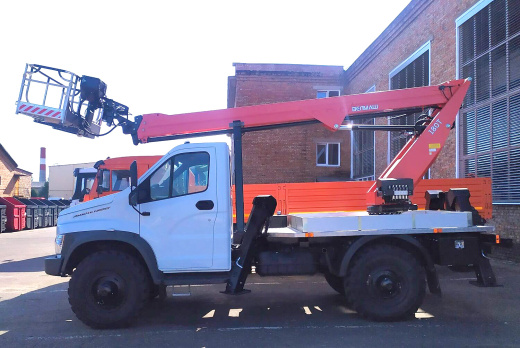 Автовышка ВЕЛМАШ BA180T SF на шасси ГАЗ-С41A23 "САДКО Next"