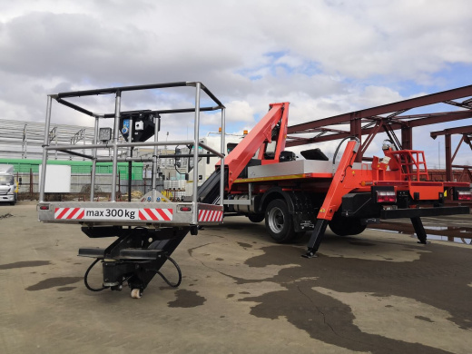 Автовышка ВА180T на шасси КАМАЗ 43089 КОМПАС 9